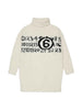 Maison Margiela maglione bianco collo alto