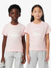 Lacoste t-shirt kids rosa con logo bianco