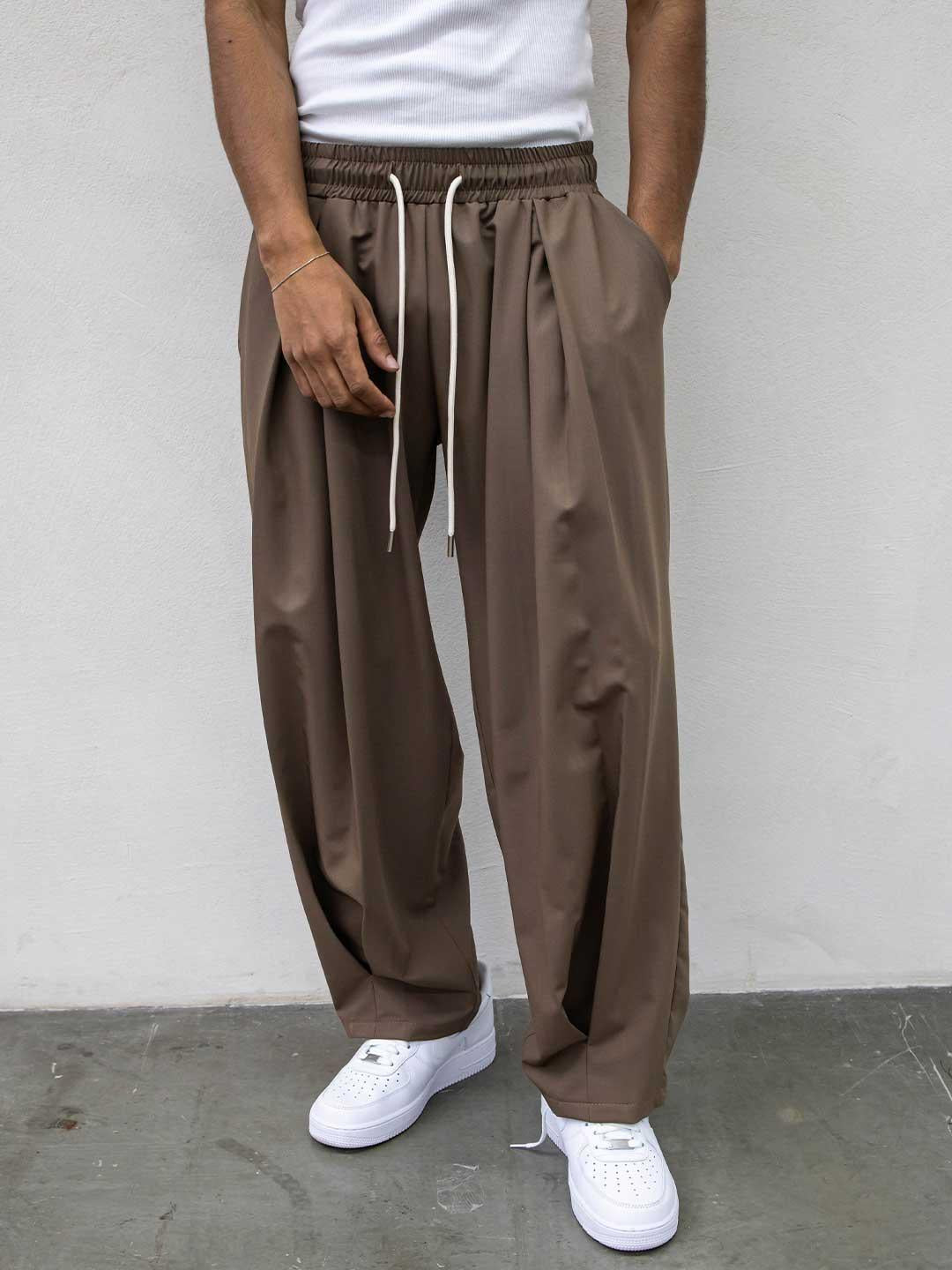 Tokyo pantalone marrone deep pinces TKN043 MARRONE TOKYO 