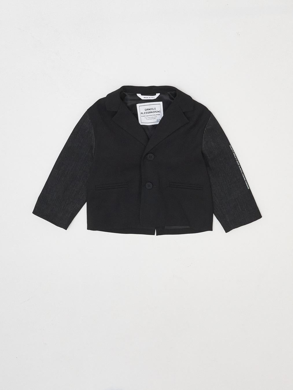 Daniele Alessandrini giacca doppio bottone neonati 1291J0824 NERO DANIELE ALESSANDRINI 