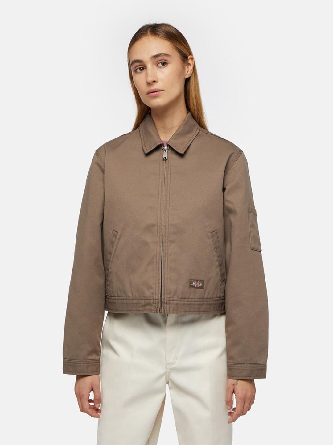 Dickies Eisenhower giubbino marrone crop DK0A4Z23MR11 MARRONE DICKIES 