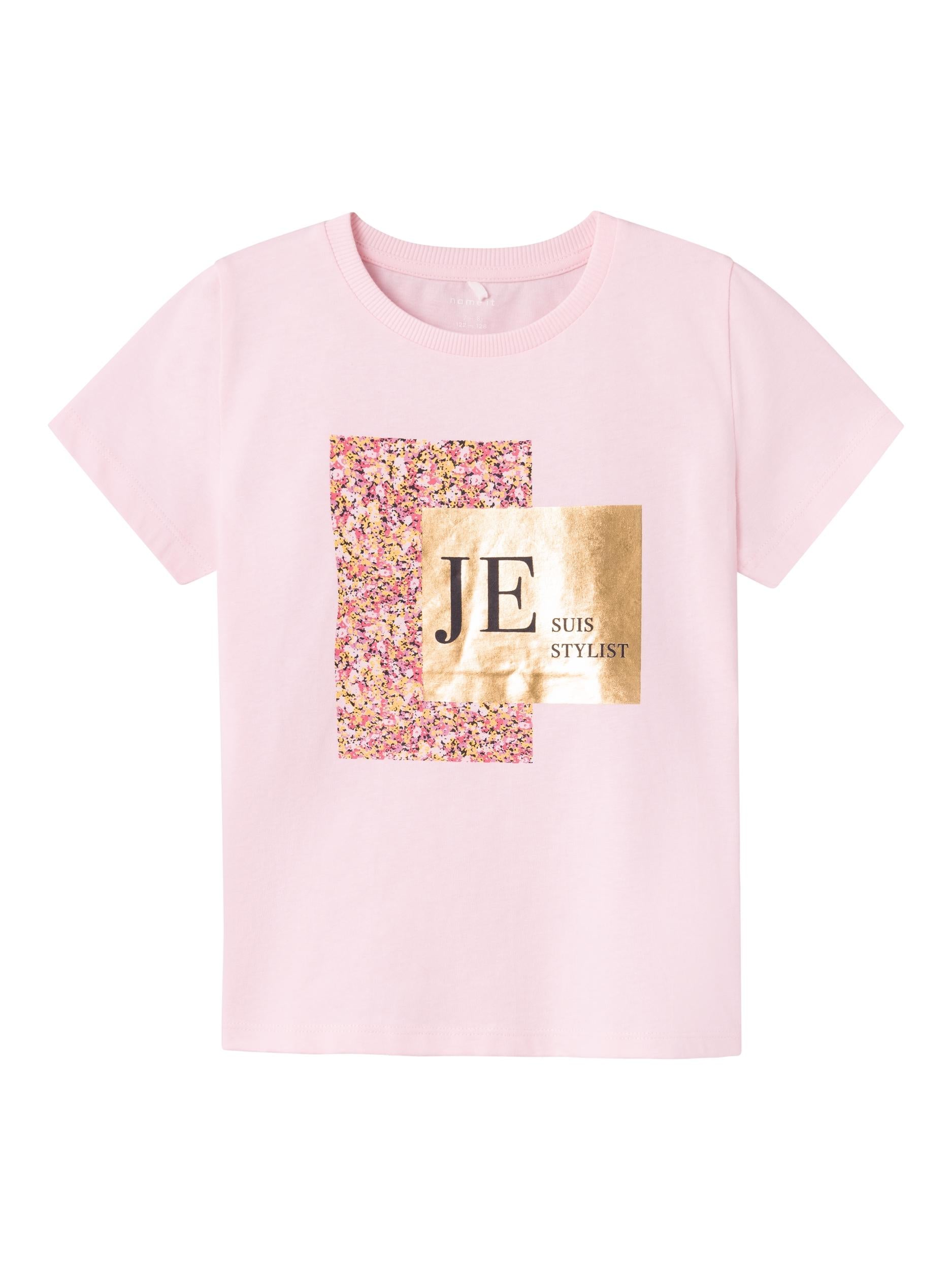 Name It t-shirt kids rosa con stampa 13228737 ROSA NAME IT 