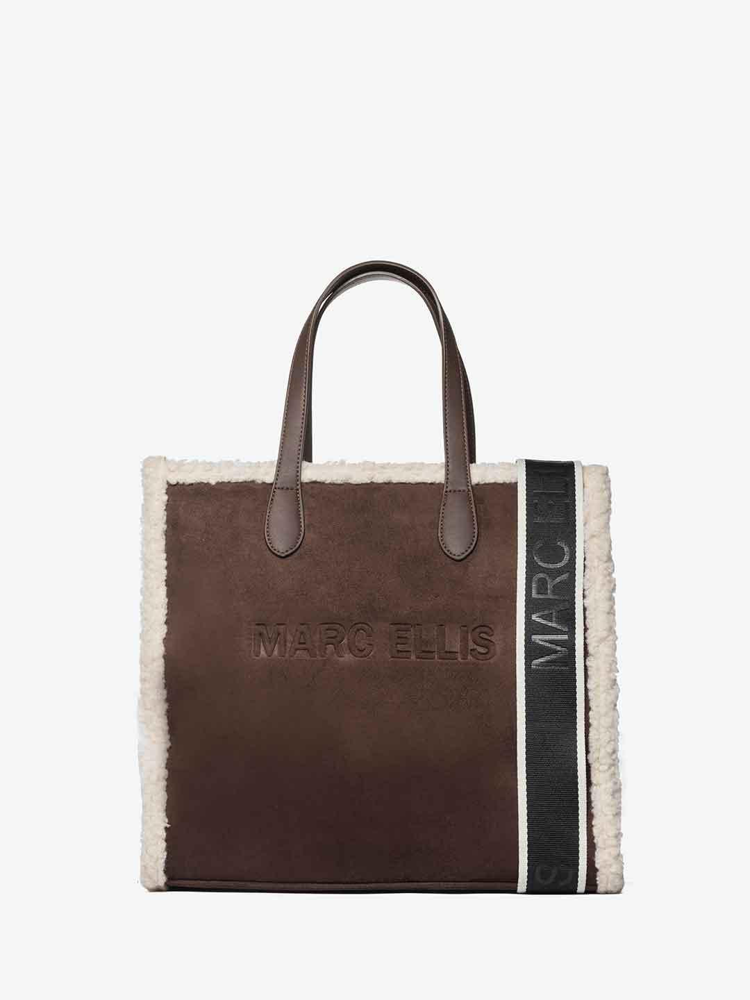 Marc Ellis Buby Suede L borsa marrone BUBY SUEDE L MARRONE MARC ELLIS 