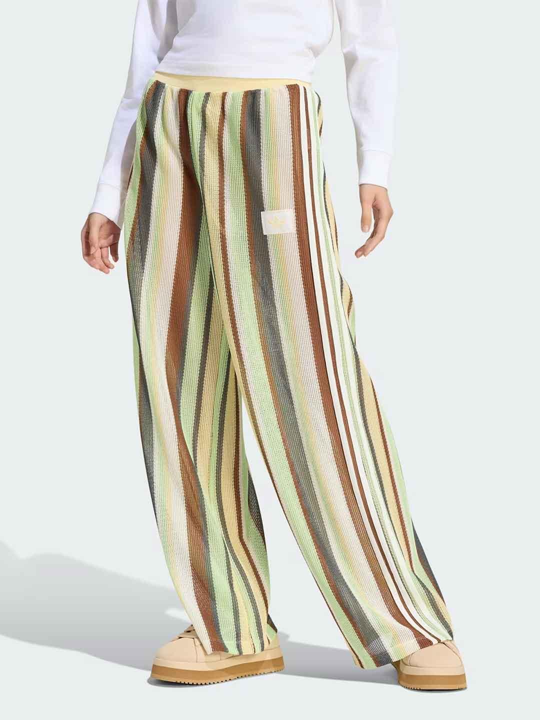 Adidas pantalone verde a fantasia KY2038 VERDE ADIDAS 
