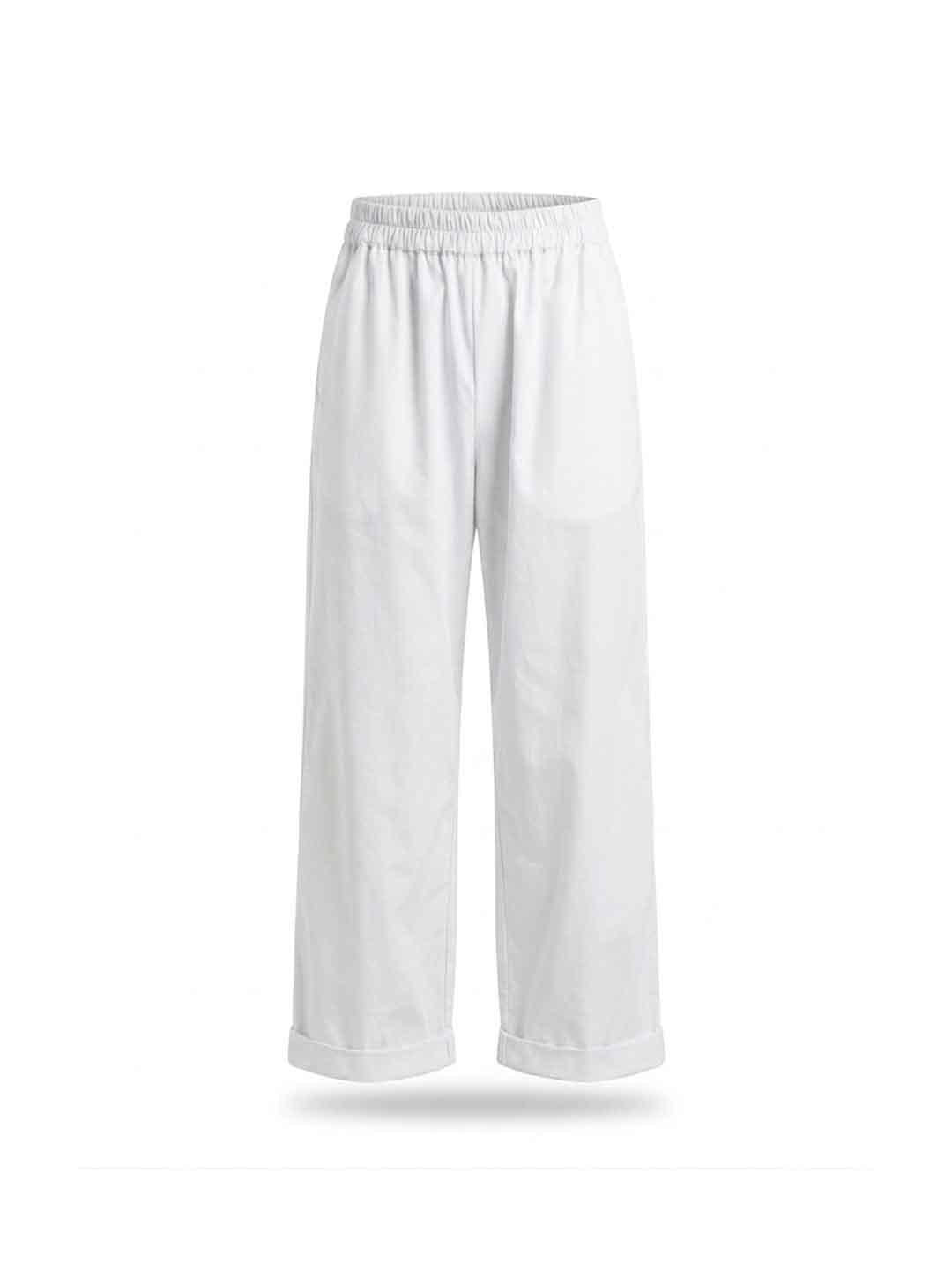 Tensione In pantalone bianco in cotone 26P4936 BIANCO TENSIONE IN 