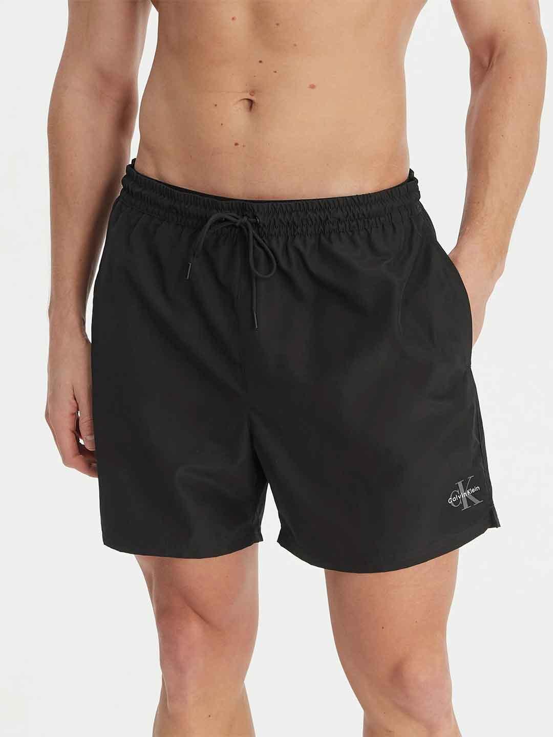 Calvin Klein costume nero con logo bianco LV00N61045 UB1 NERO CALVIN KLEIN 