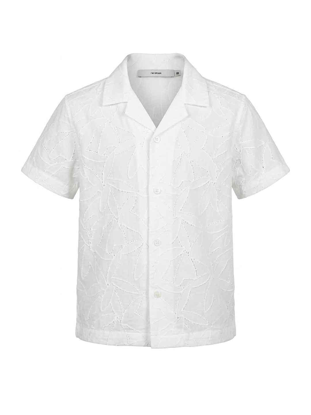 I'm Brian camicia kids bianco con ricamo CA3301J BIANCO I'M BRIAN 