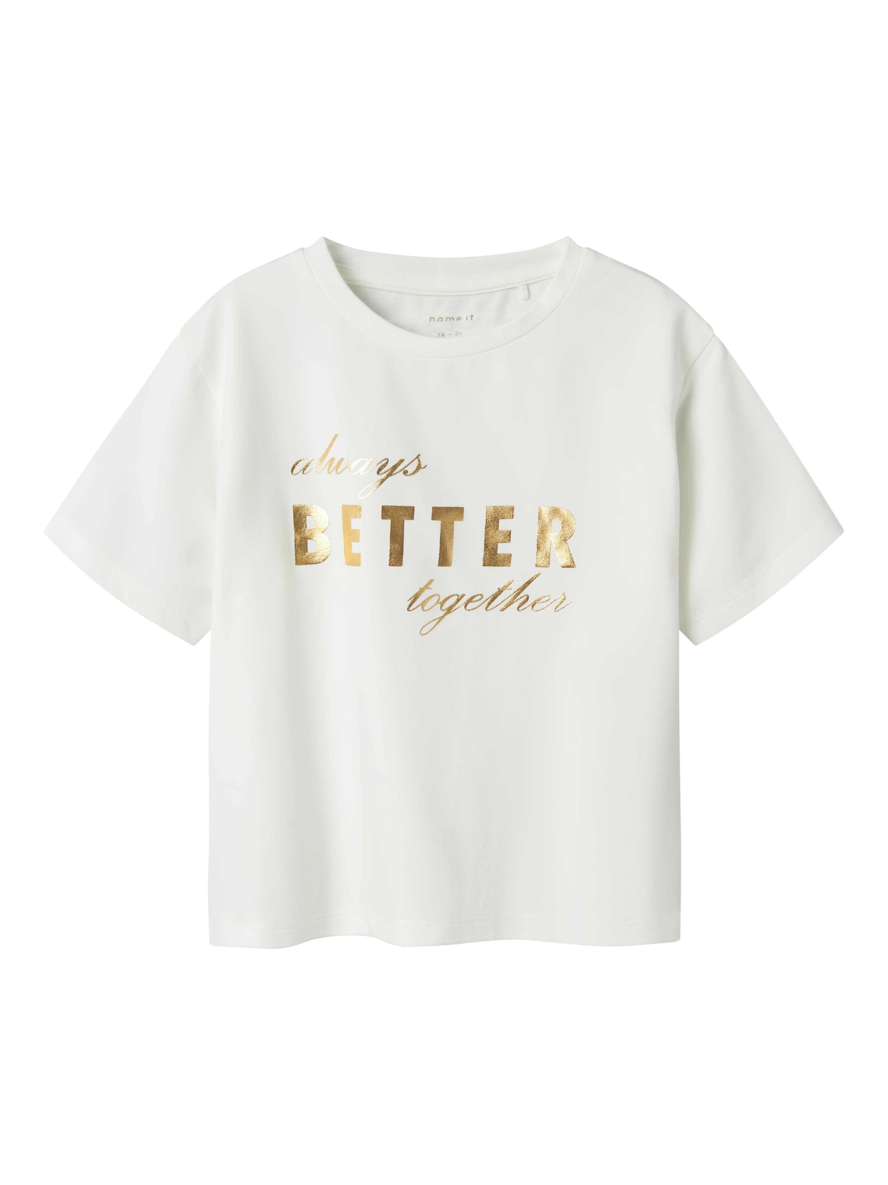 Name It t-shirt kids bianco Always Better 13240257 BIANCO NAME IT 