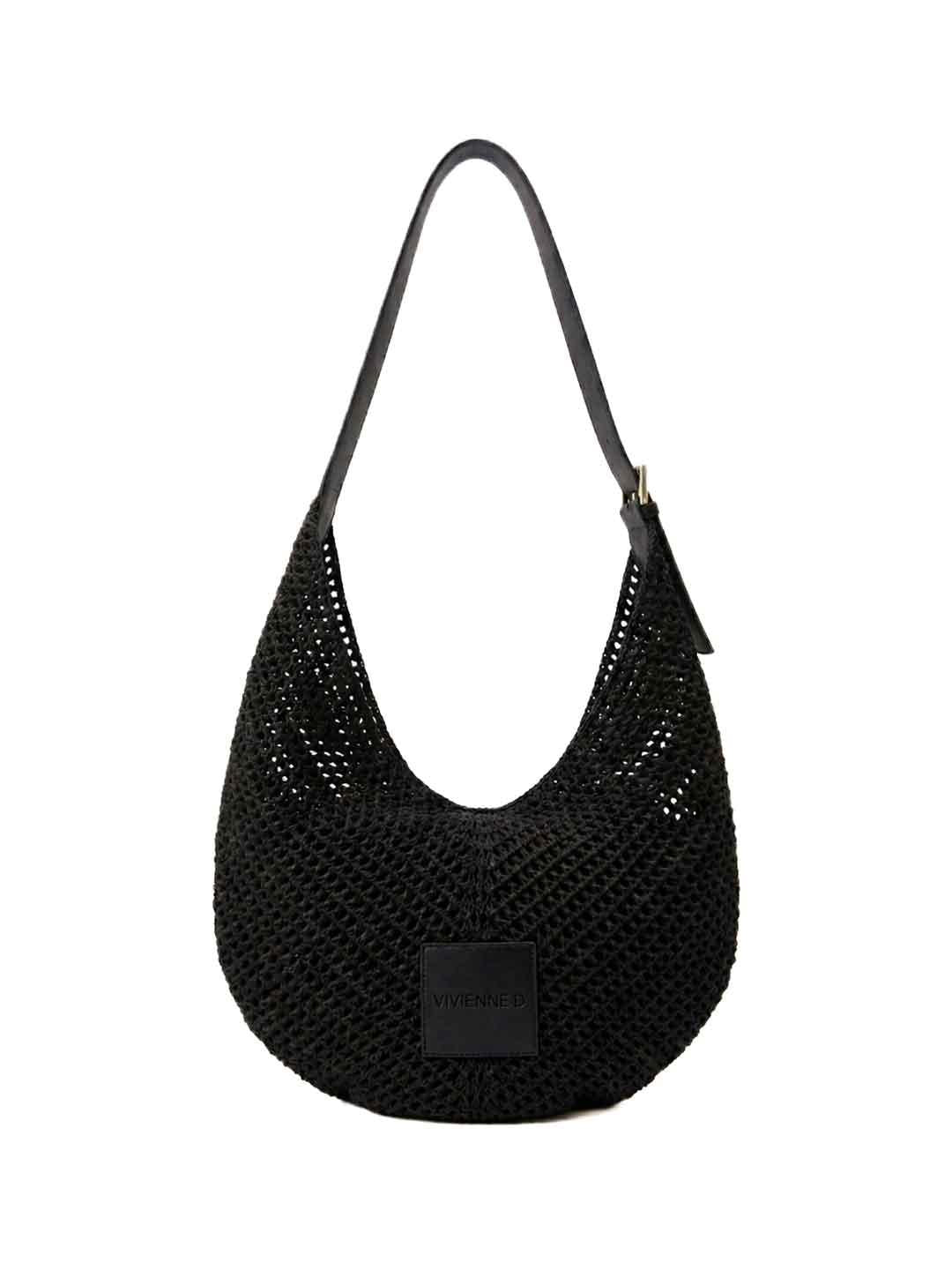 Vivienne D borsa nero in crochet VBB280 NERO VIVIENNE D 