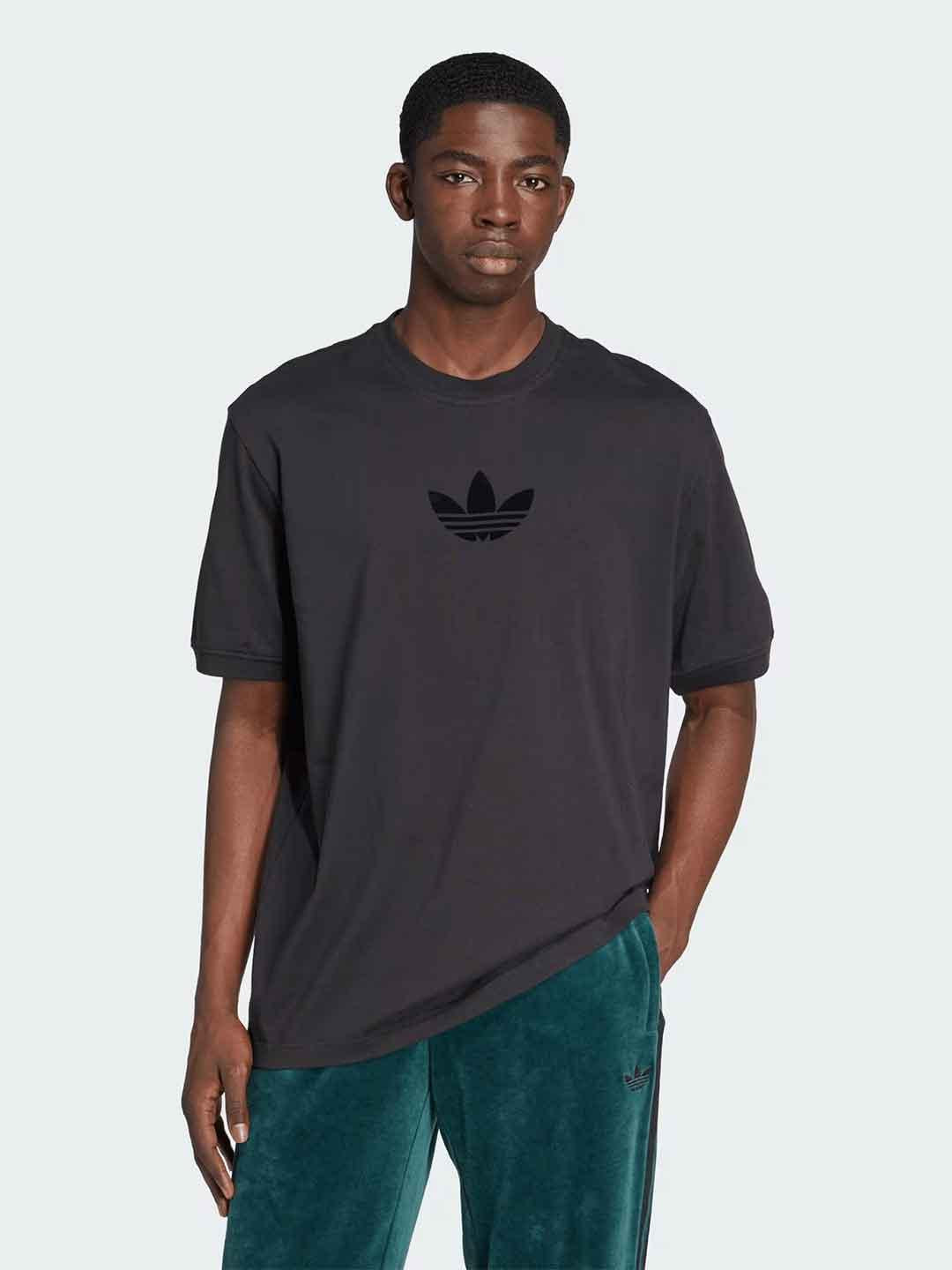 Adidas t-shirt nero oversize JW5913 NERO ADIDAS 
