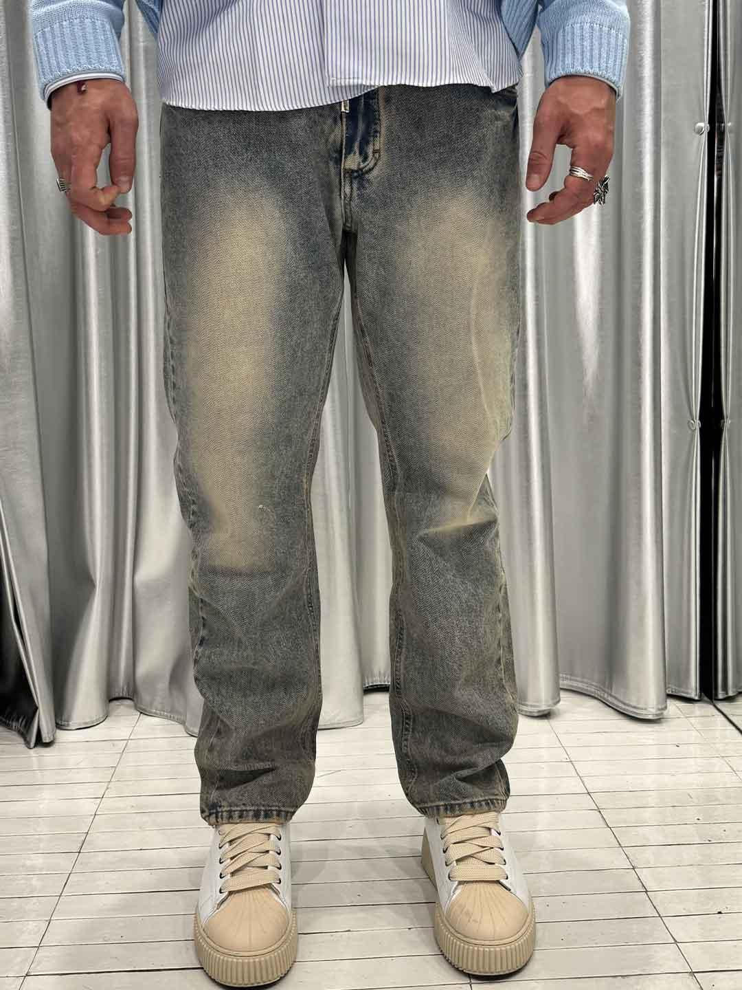 Straight fit msp1 jeans sabbiato STRAIGHT FIT MSP1 JEANS CIANOTIC 