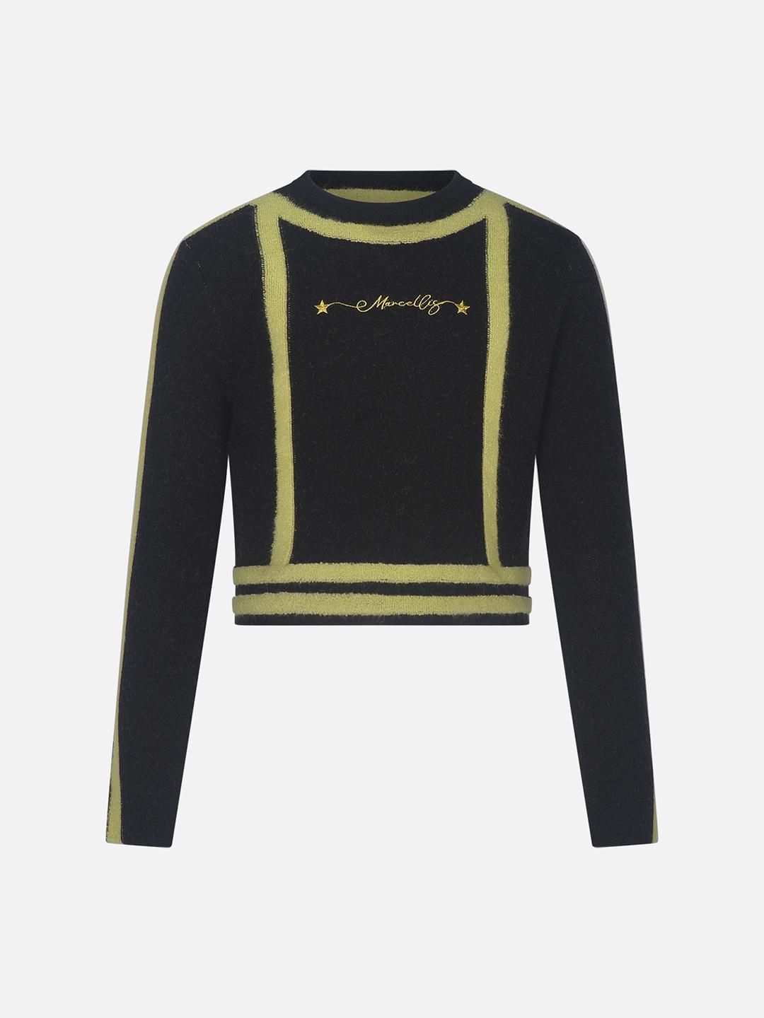Marc Ellis maglie kids nero con stampa verde 00183 NERO MARC ELLIS 