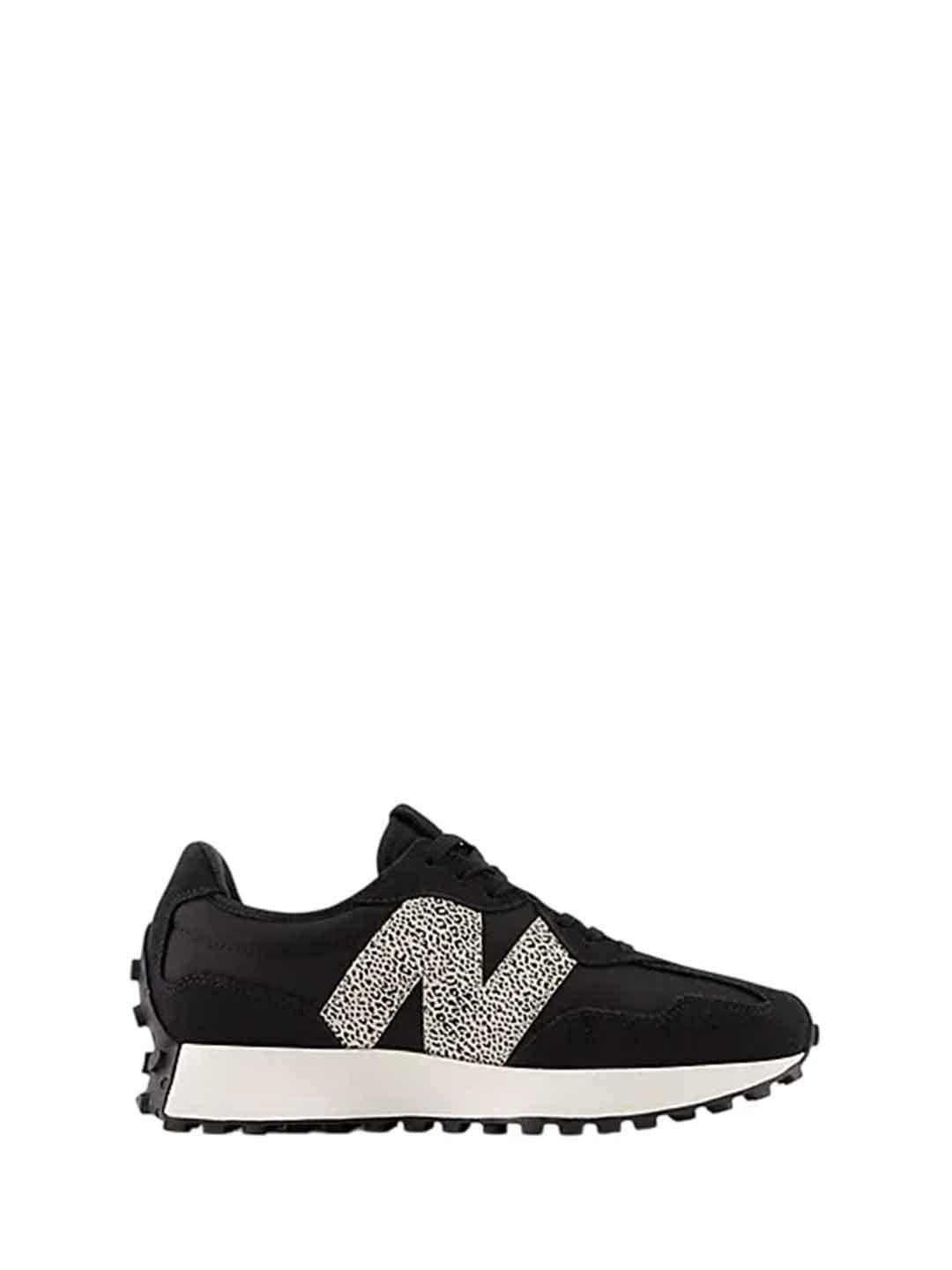 New Balance 327 sneakers nero con logo maculato WS327PH NERO NEW BALANCE 