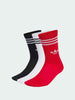 Adidas calzini kids rosso set da 3 paia