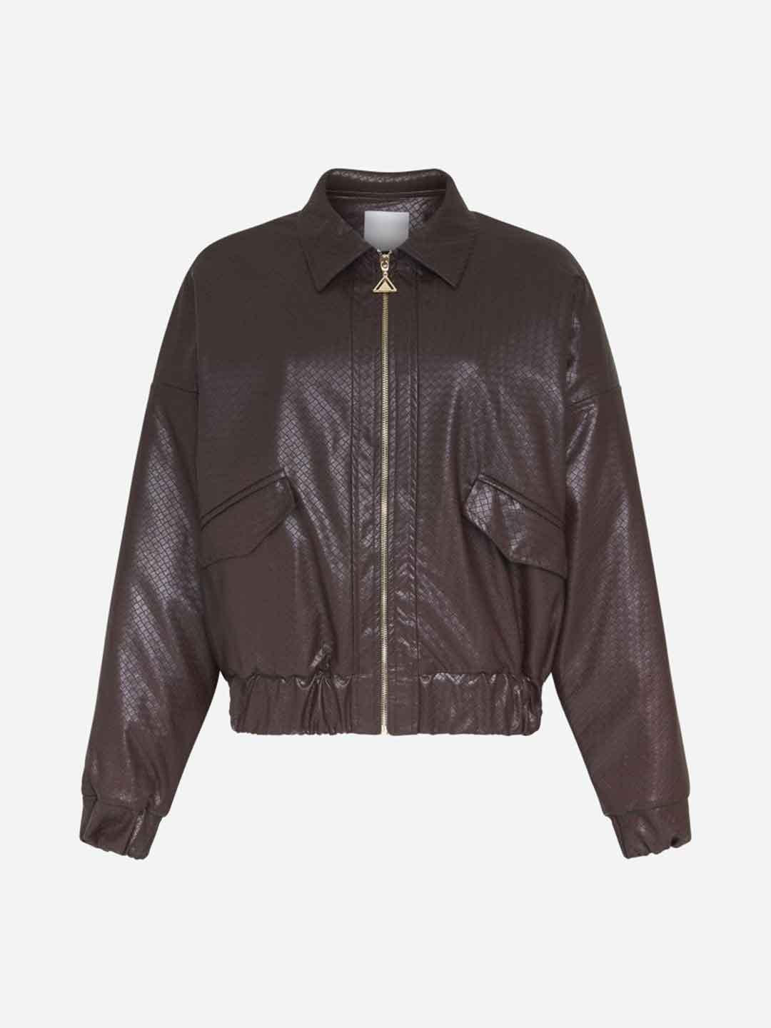 Silence giubbino marrone in pelle SD5071 MARRONE SILENCE 