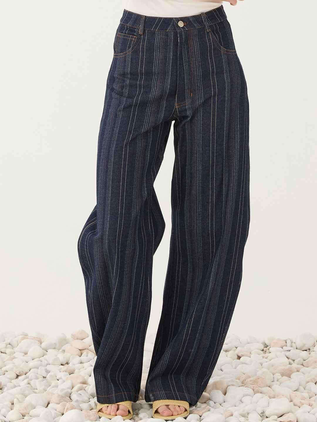 Eleh jeans blu con cuciture SS260232 BLU ELEH 