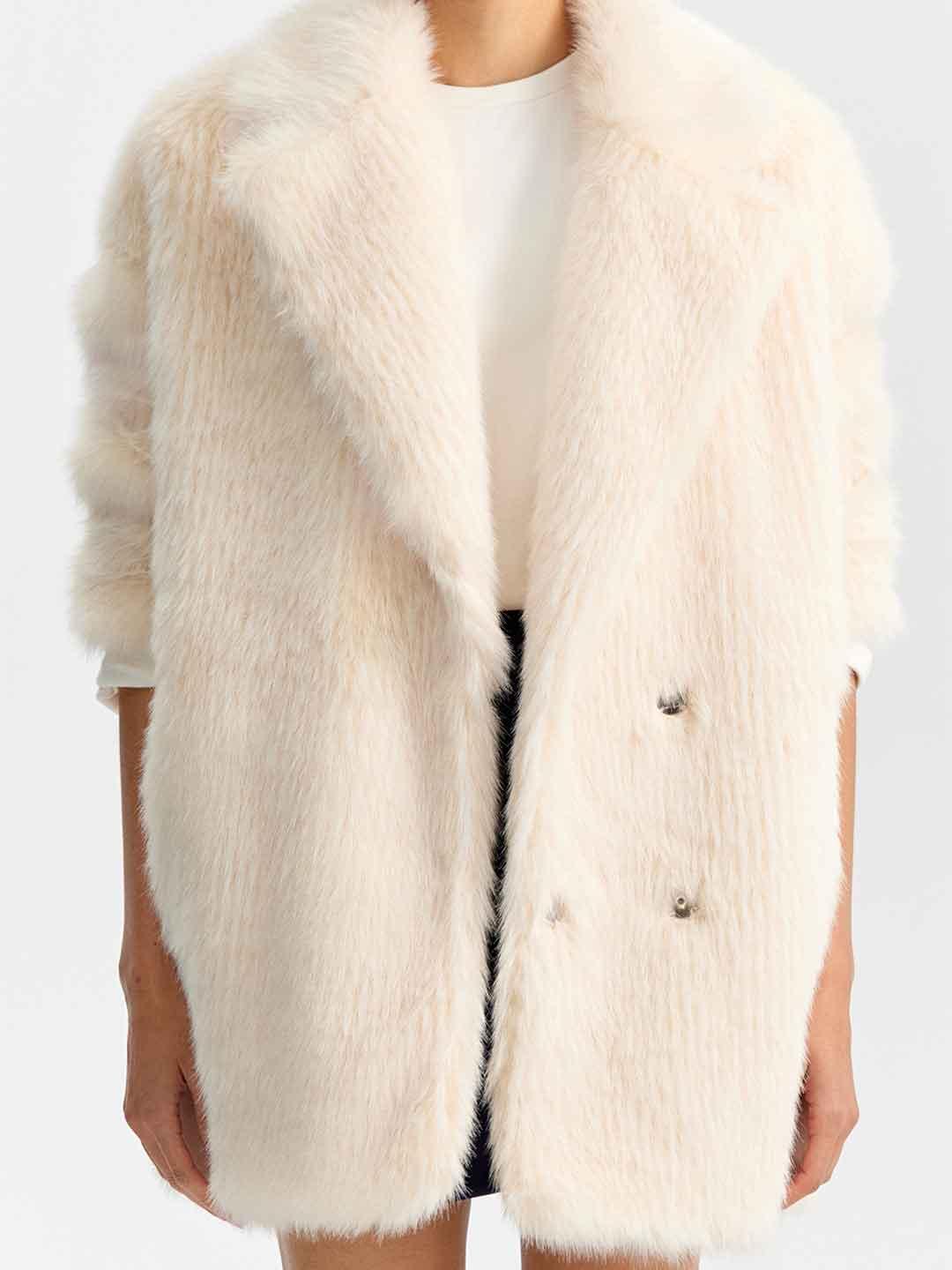 Eleh pelliccia bianco 0385 BIANCO ELEH 