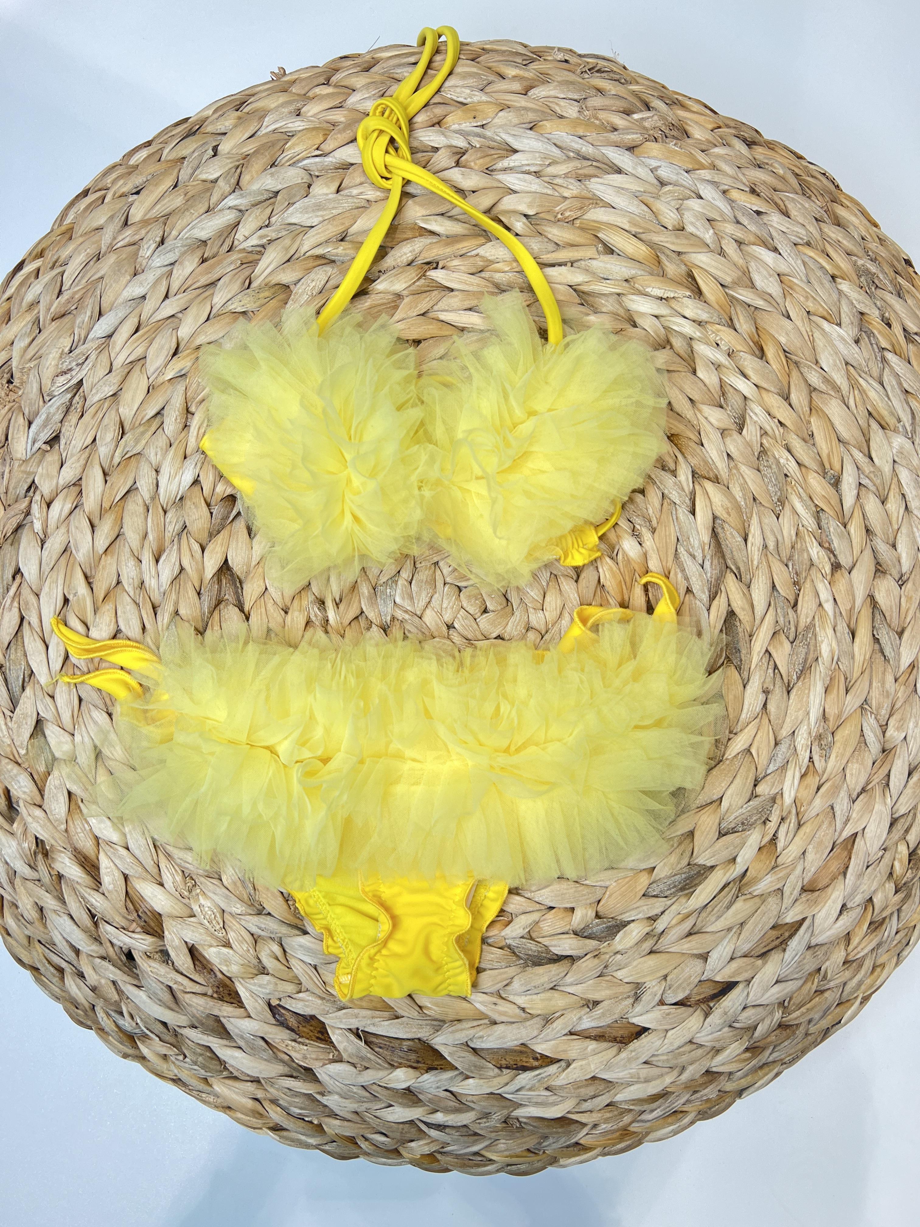 Island Coco costume kids giallo triangolo ICJ812 GIALLO ISLAND COCO 