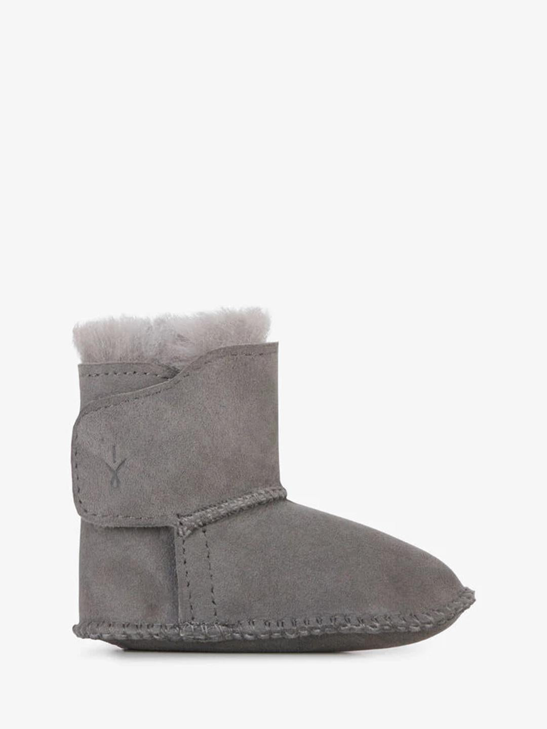 Emu Baby Bootie stivali neonato grigio B10310 GRIGIO EMU 