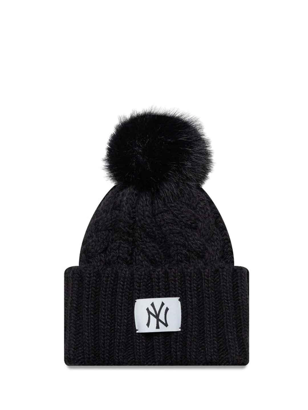 New Era cappello nero con pon pon 60691138 NERO NEW ERA 
