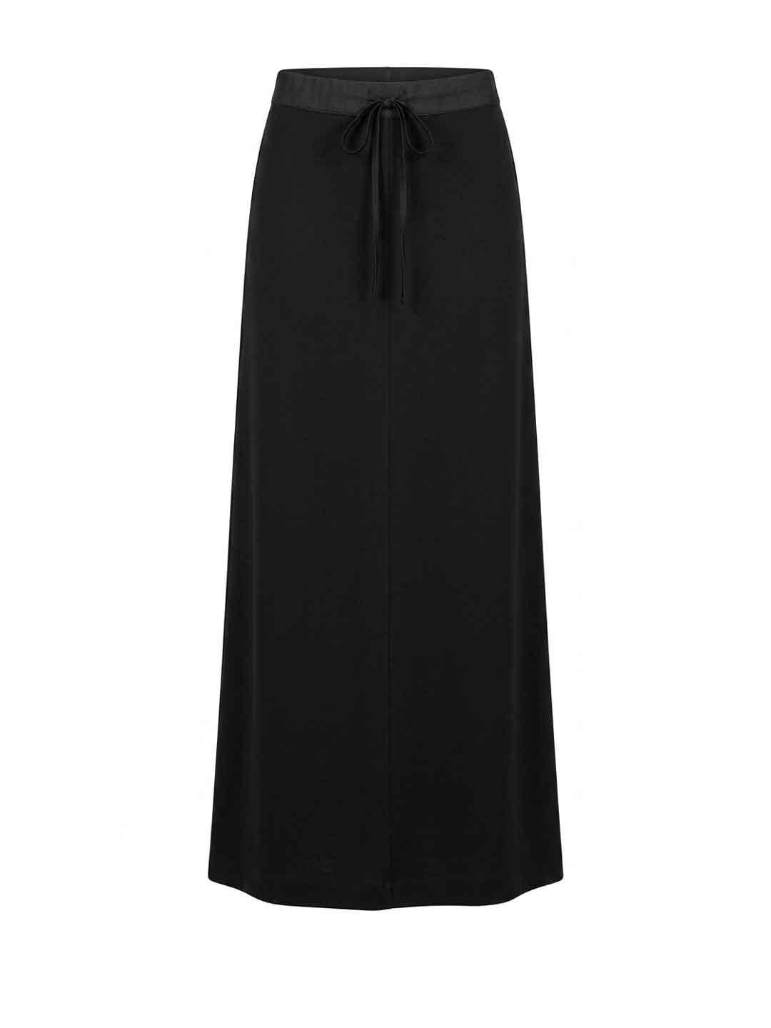 Eleh gonna nero lungo con elastico in vita SS260331 NERO ELEH 