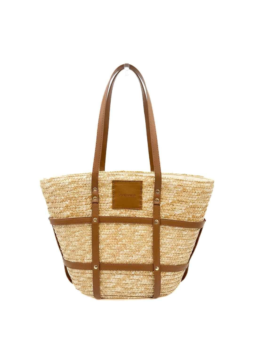 Vivienne D borsa beige a secchiello VBB279N BEIGE VIVIENNE D 