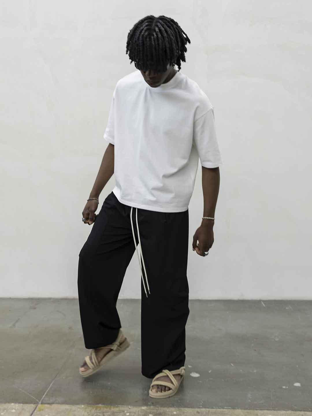Present Day pantalone nero balloon PRS028 NERO PRESENT DAY 