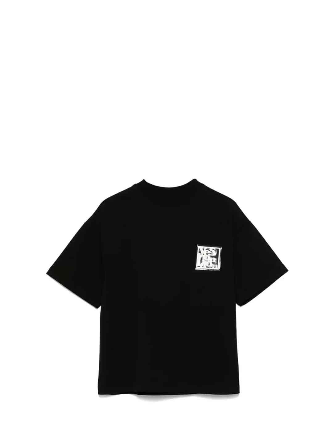 Yes London t-shirt kids nero con logo JR2120-M NERO YES LONDON 