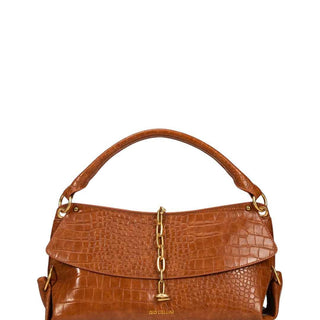 Gio Cellini borsa marrone pitonata DD072 MARRONE GIO CELLINI 