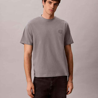 Calvin Klein t-shirt grigio con logo cucito LV04RG220G GRIGIO CALVIN KLEIN 