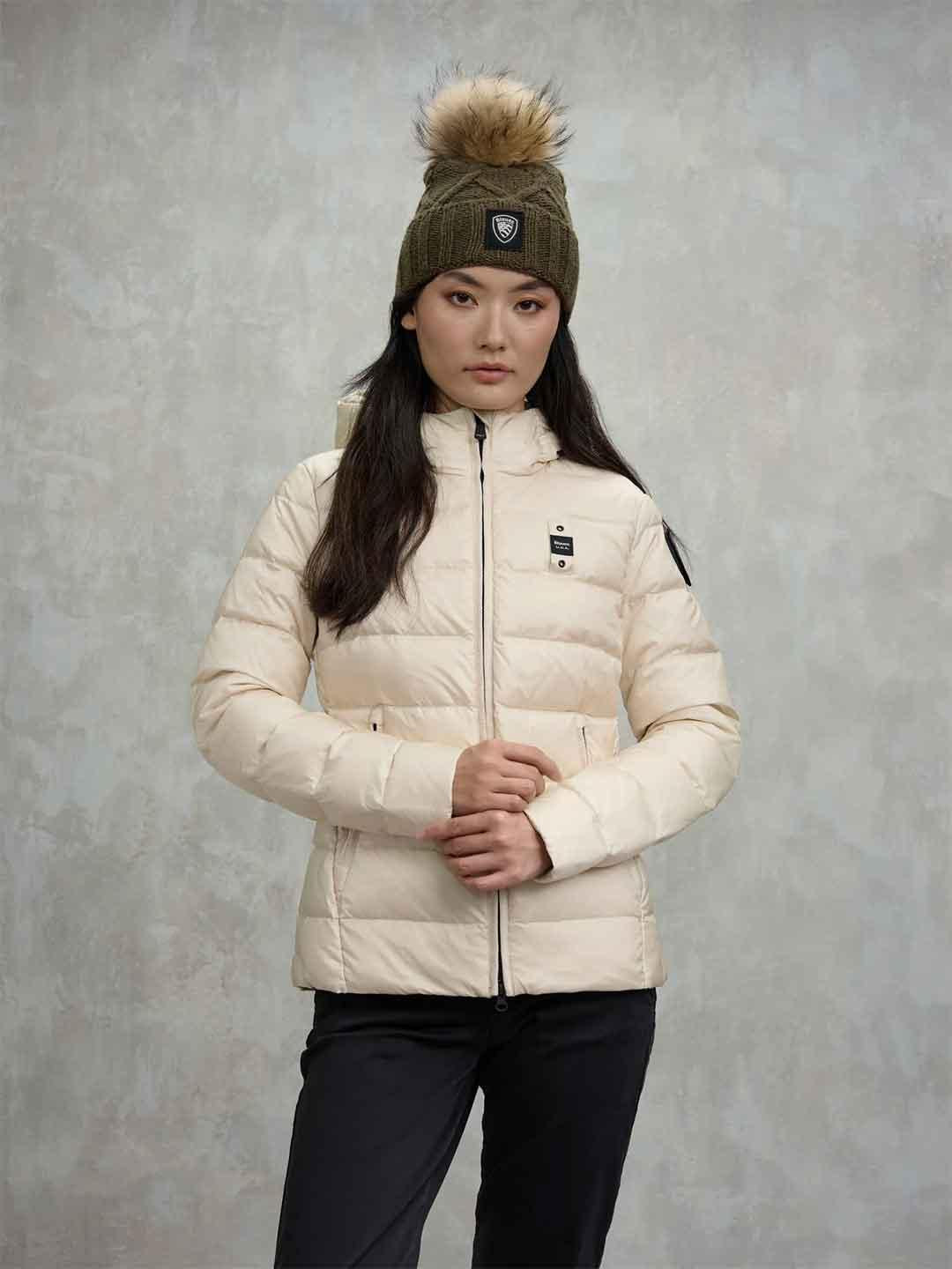 Blauer Charme piumino panna sfiancato basic 25WBLDC03100 PANNA BLAUER 