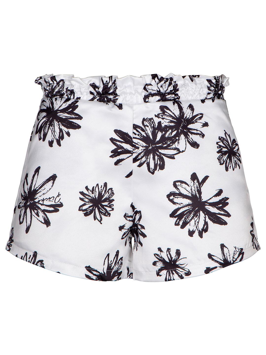 Pinko shorts bianco a fiori neonati 033546 BIANCO PINKO 