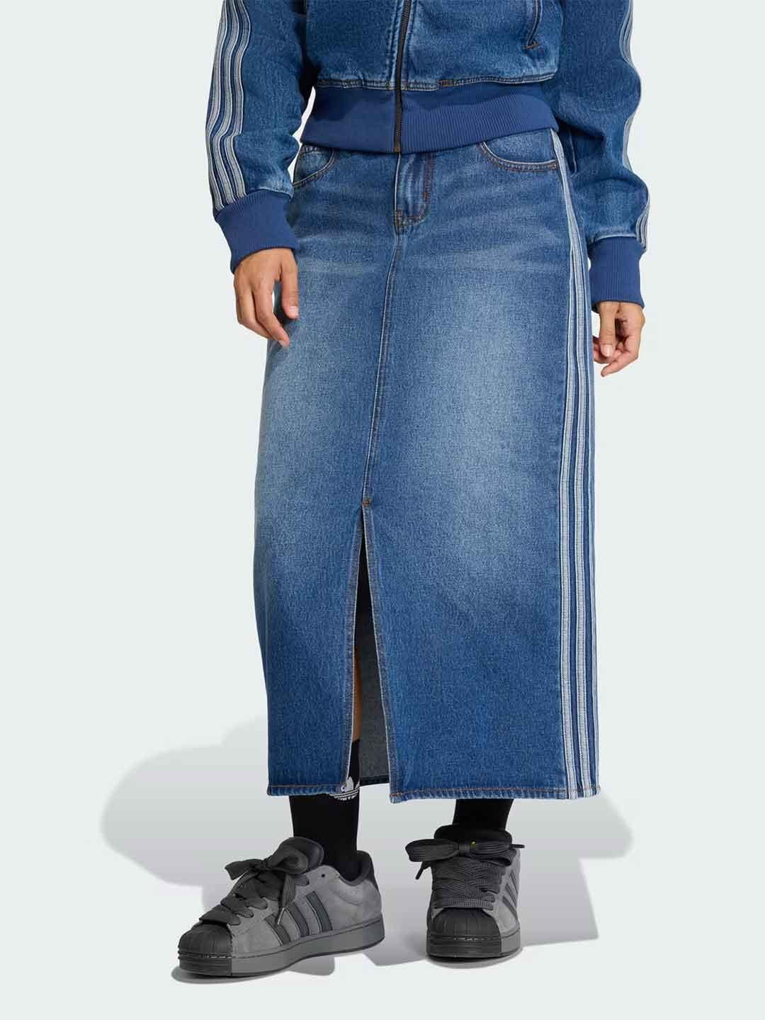 Adidas gonna in jeans lunga KD2908 JEANS ADIDAS 