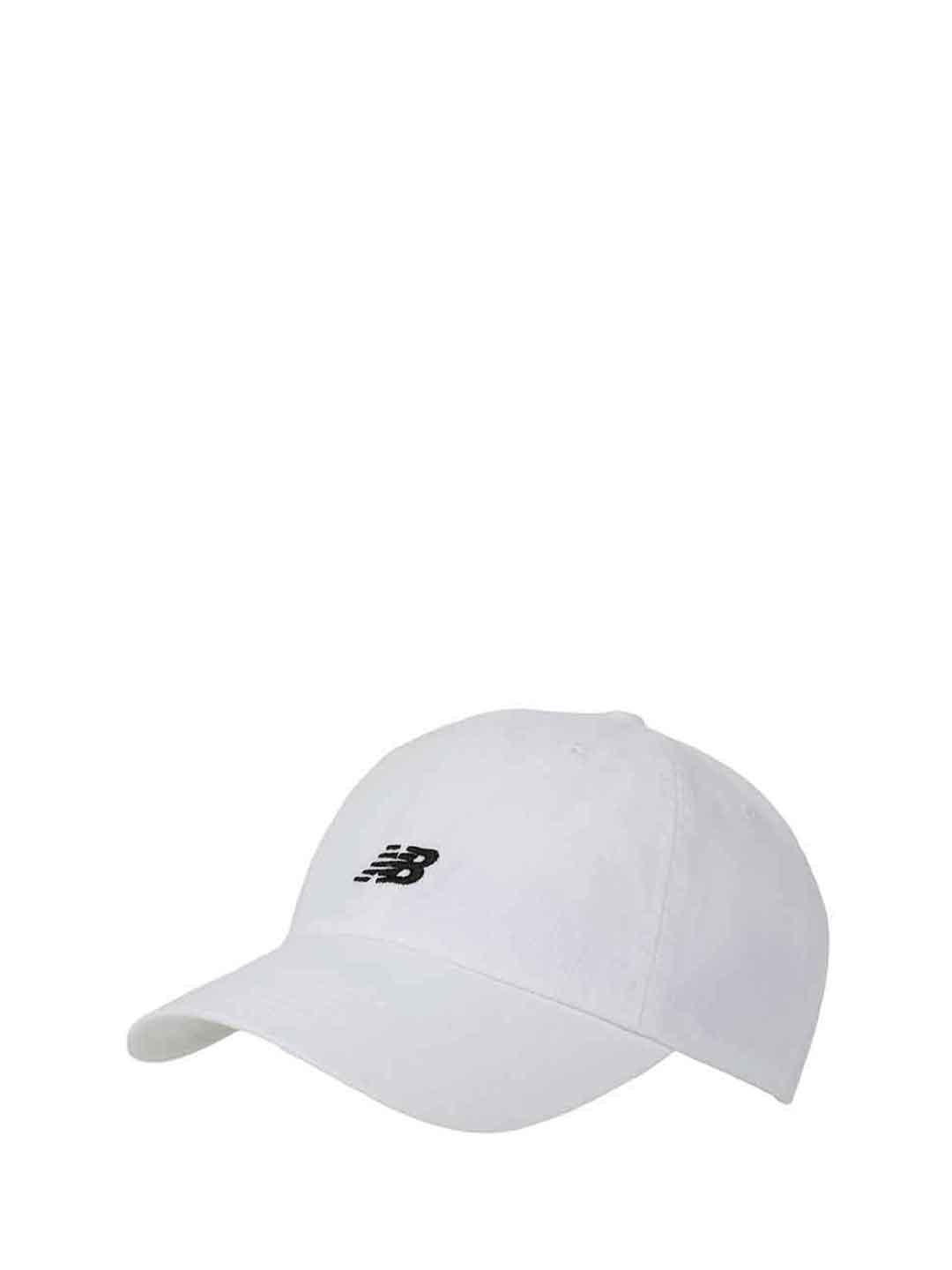New Balance cappello bianco con logo nero LAH51004WT BIANCO NEW BALANCE 