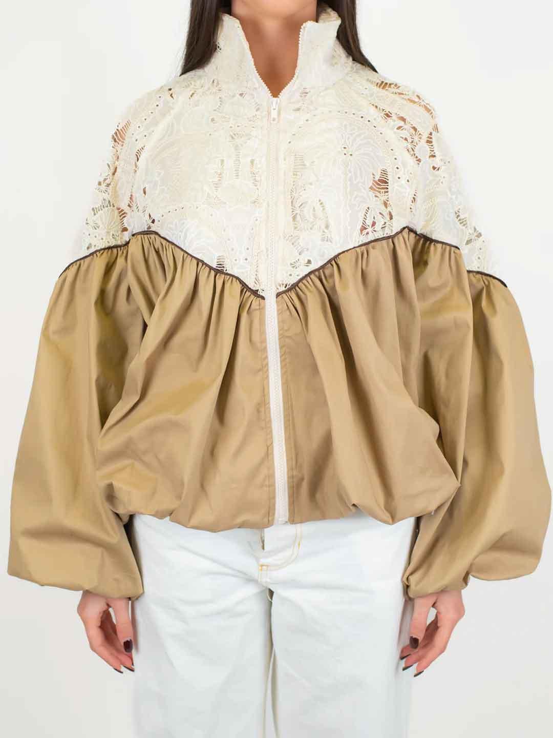 Tensione In felpa beige con ricamo 38810 BEIGE TENSIONE IN 