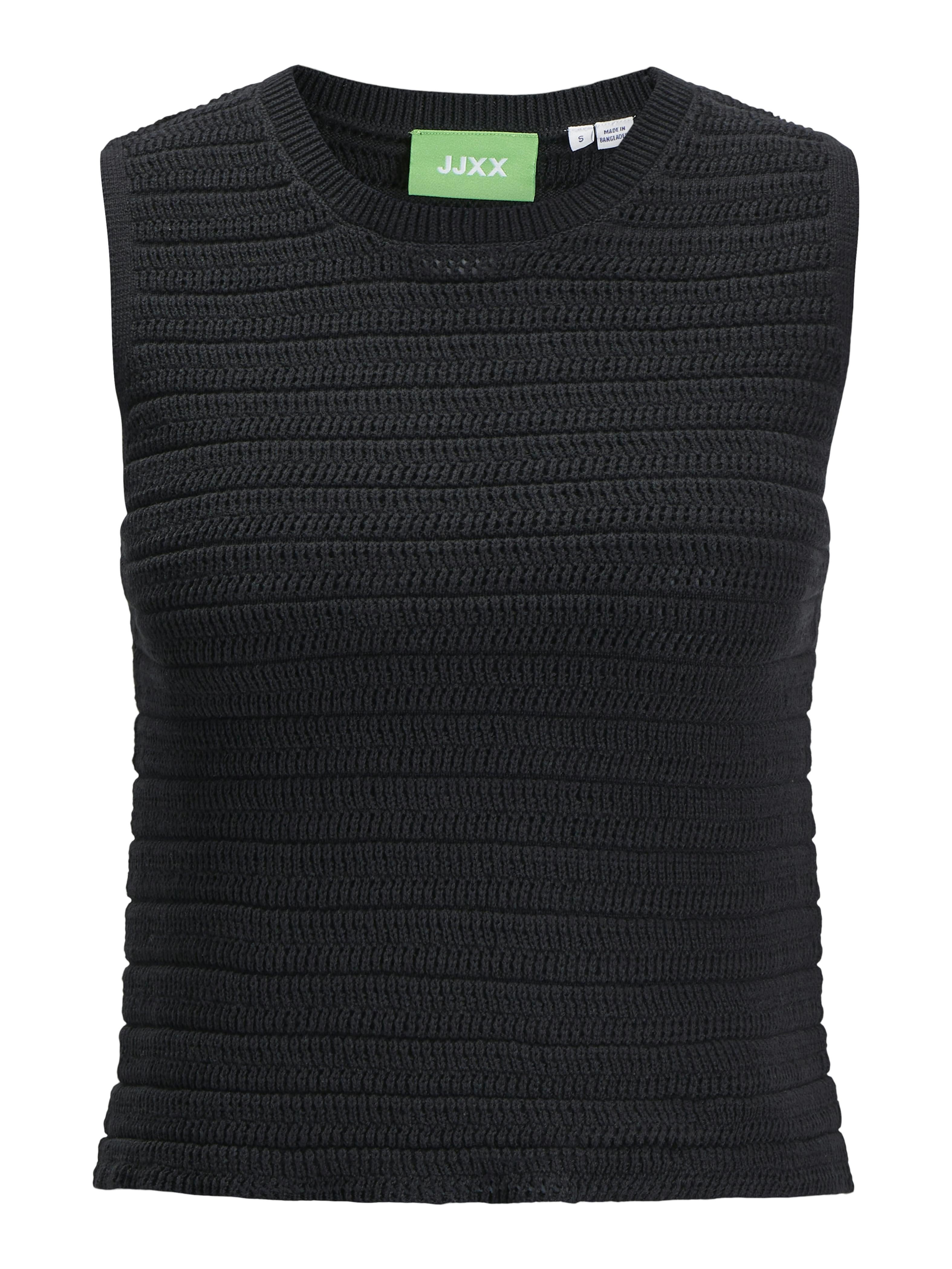 JJXX Zusanna top nero in crochet 12271451 NERO JJXX 
