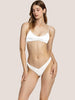 4Giveness Cristall costume bianco con strass