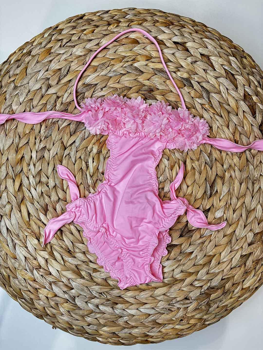 Island Coco costume kids rosa trikini ICJ904 ROSA ISLAND COCO 