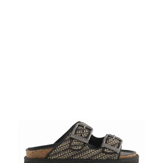 Colors Of California Slofiw sandali nero in rafia BIOW600 NERO COLORS OF CALIFORNIA 