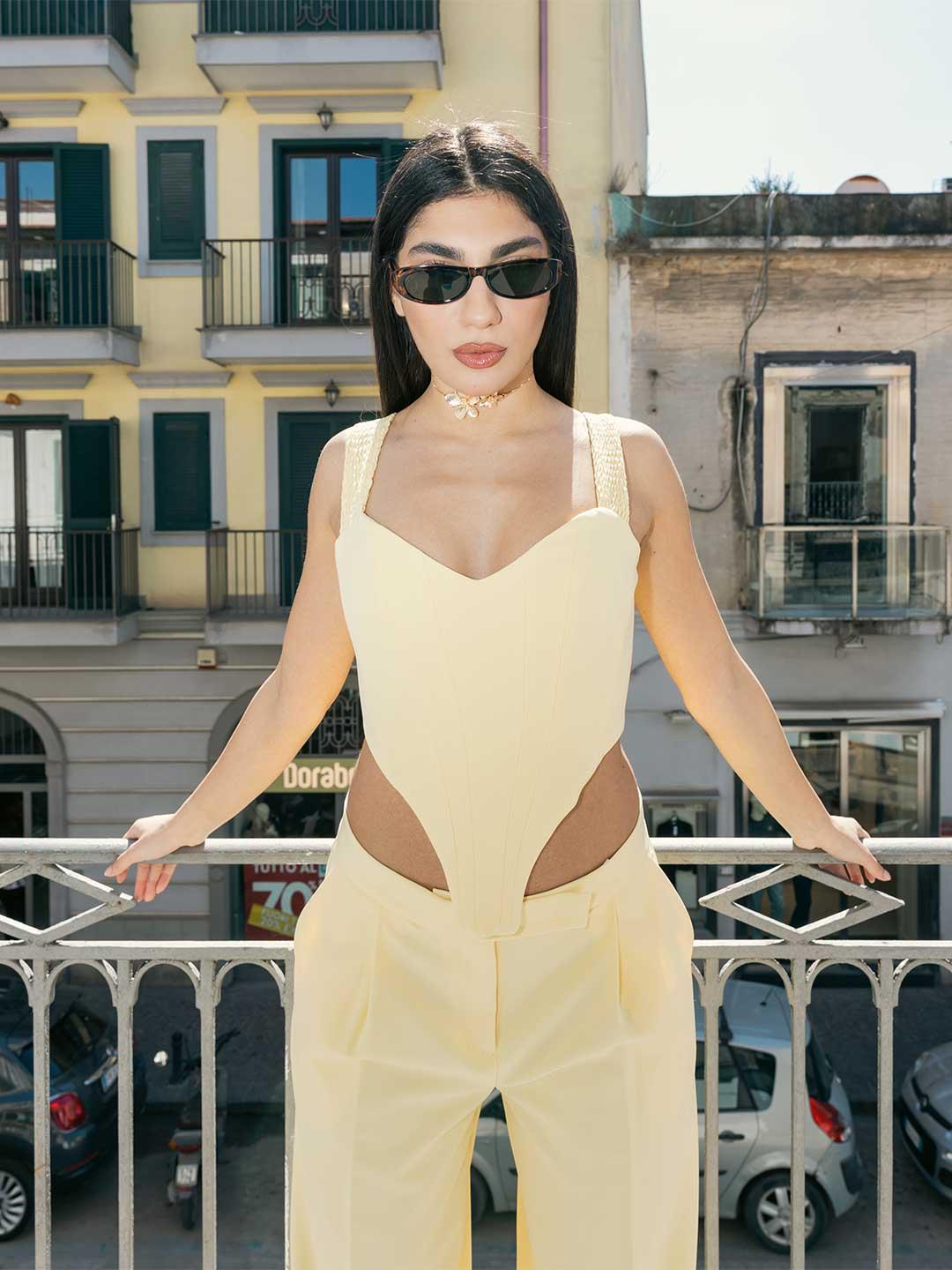 Silence top giallo BOU836 GIALLO SILENCE 