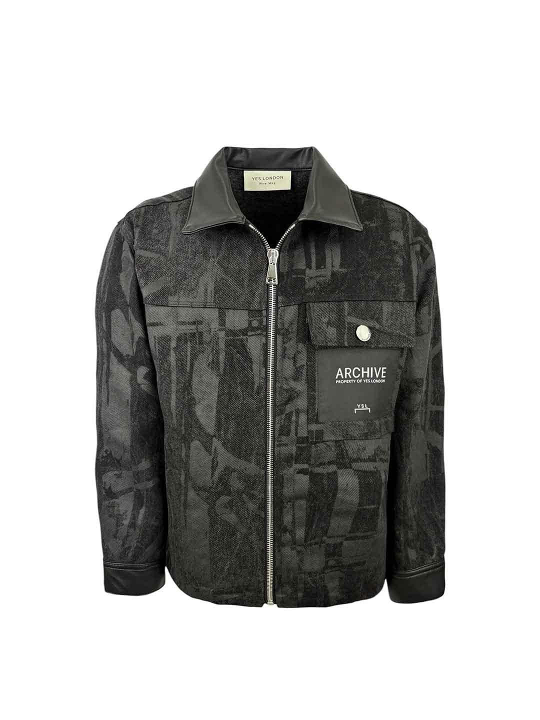 Yes London camicia kids nero spalmato 6034-CM NERO YES LONDON 