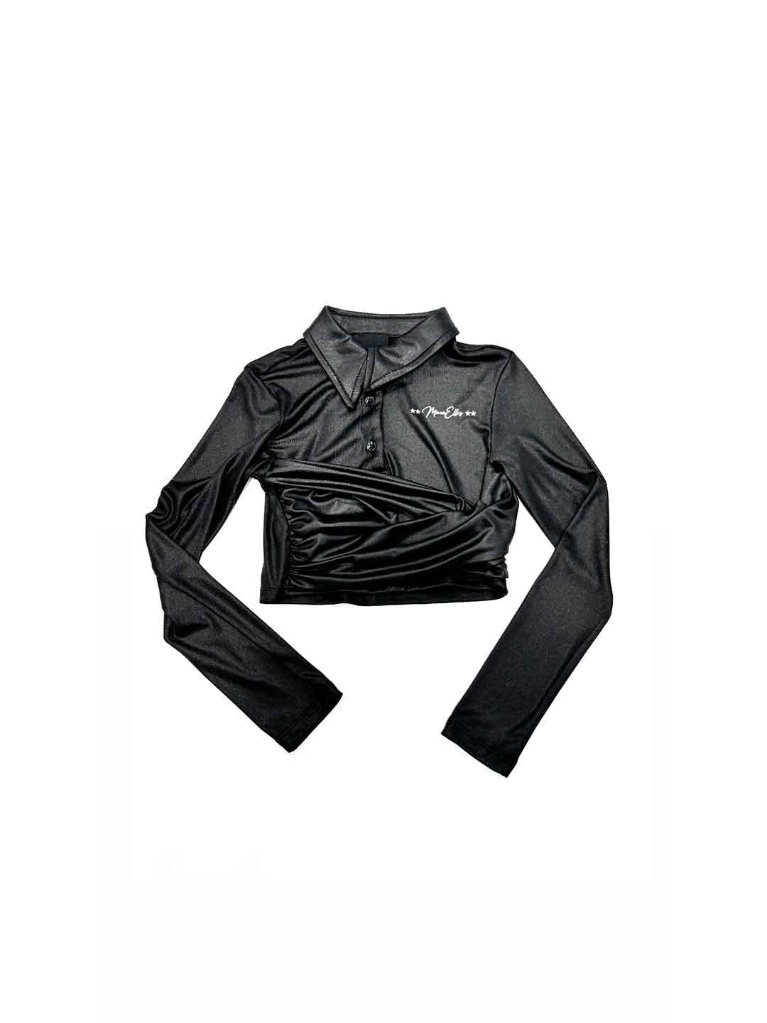 Marc Ellis camicia kids nero crop JMJSH02187 NERO MARC ELLIS 