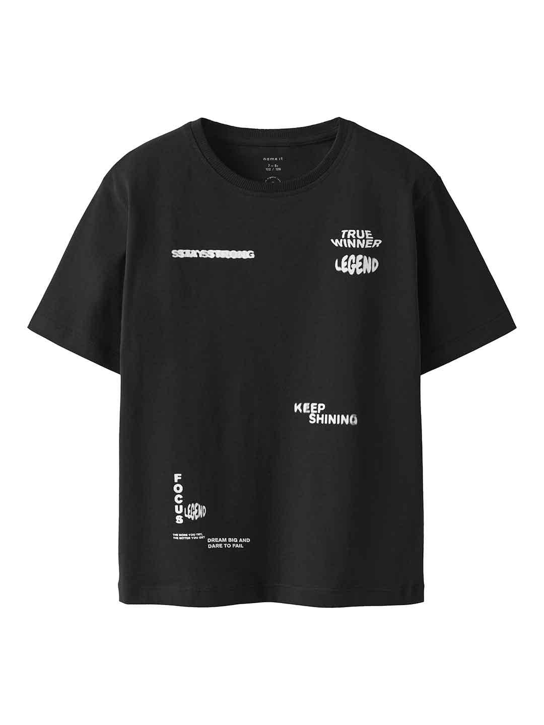 Name It t-shirt kids nero 13251672 NERO NAME IT 