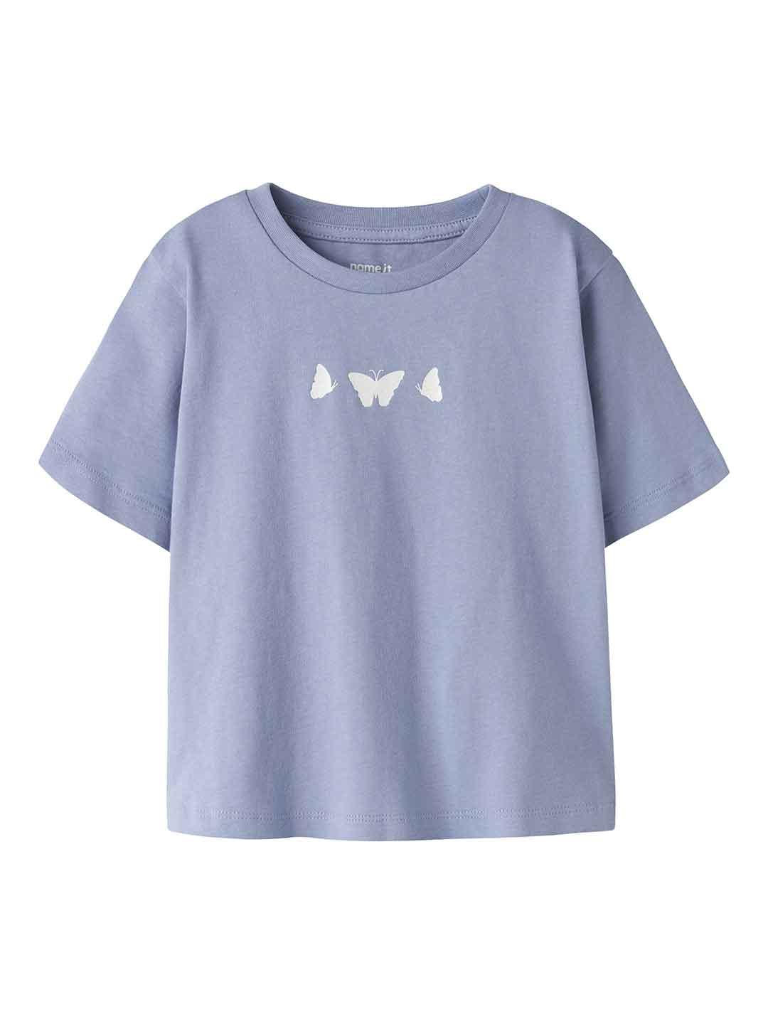 Name It t-shirt kids lilla con stampa farfalle 13254630 LILLA NAME IT 