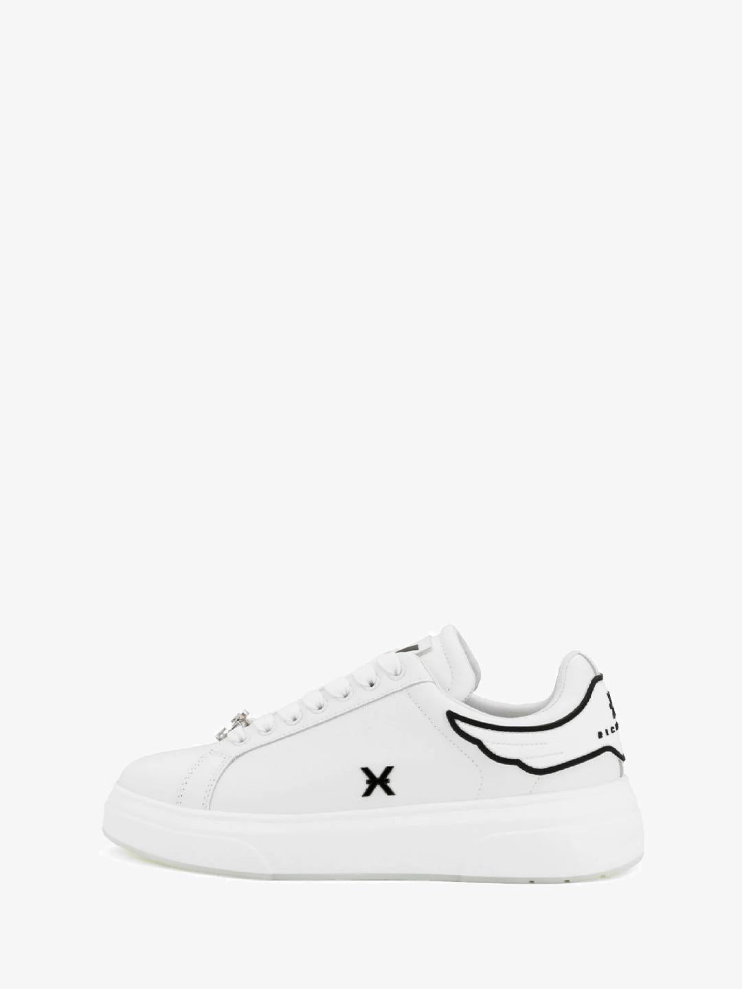 John Richmond 27303-CPA sneakers bianco con tab bianco 27303-CP A BIANCO JOHN RICHMOND 