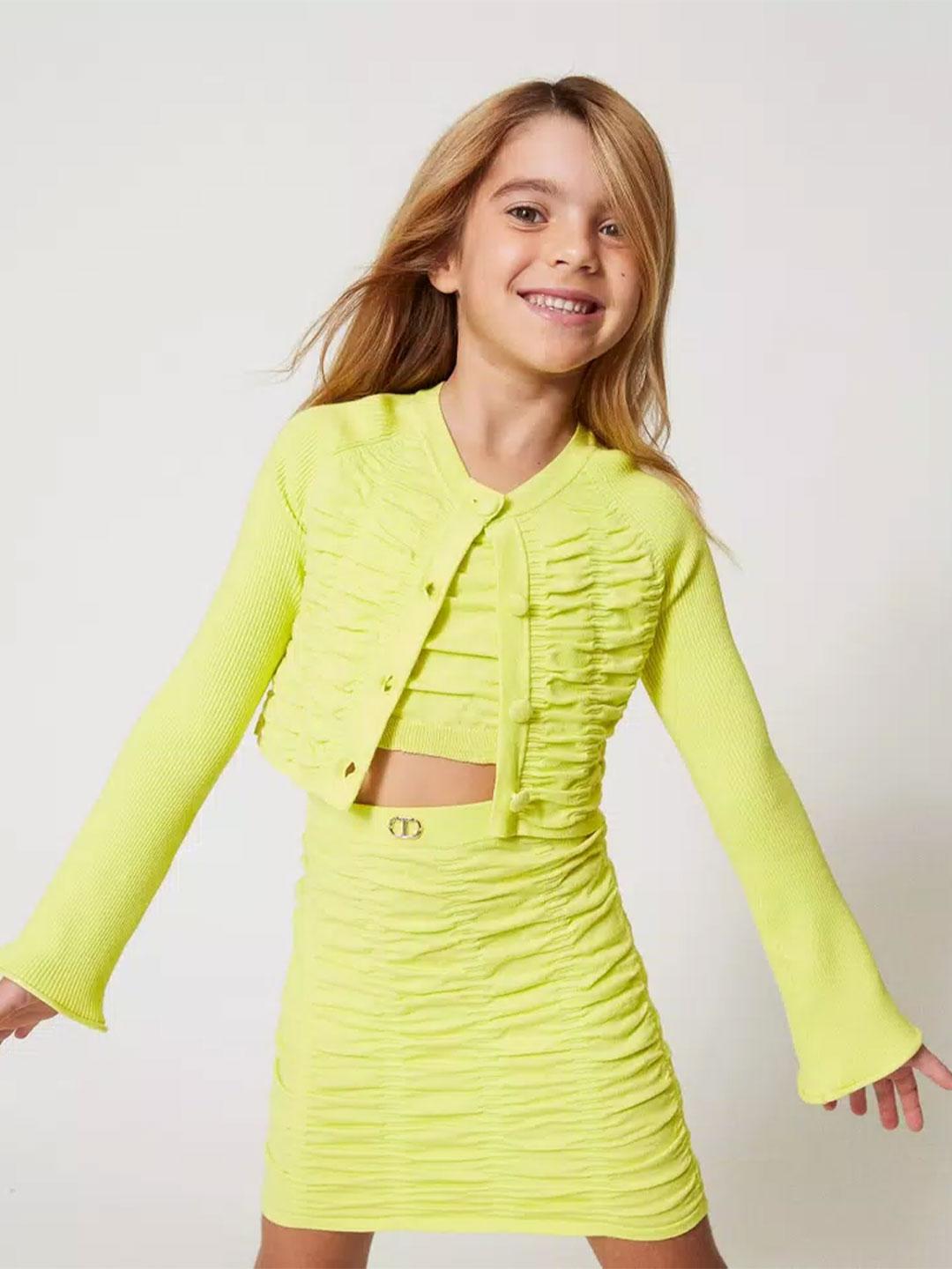 Twinset gonna kids giallo mini 3422 GIALLO TWINSET 