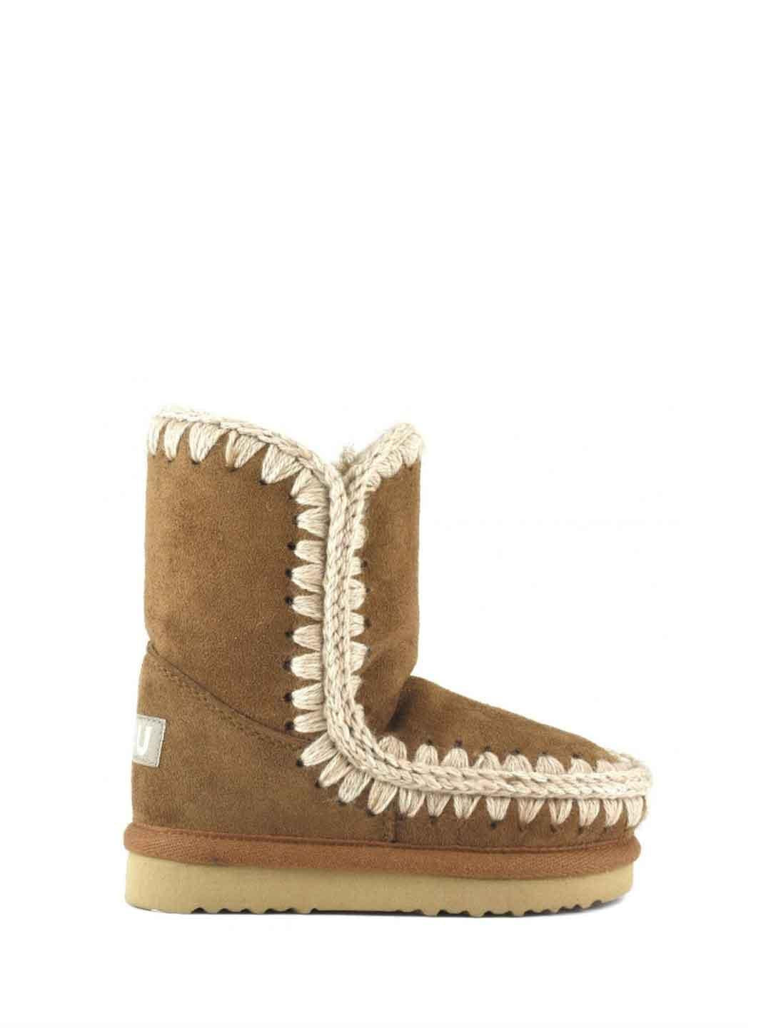 Mou Eskimo stivali kids beige in suede FK101000A BEIGE MOU 