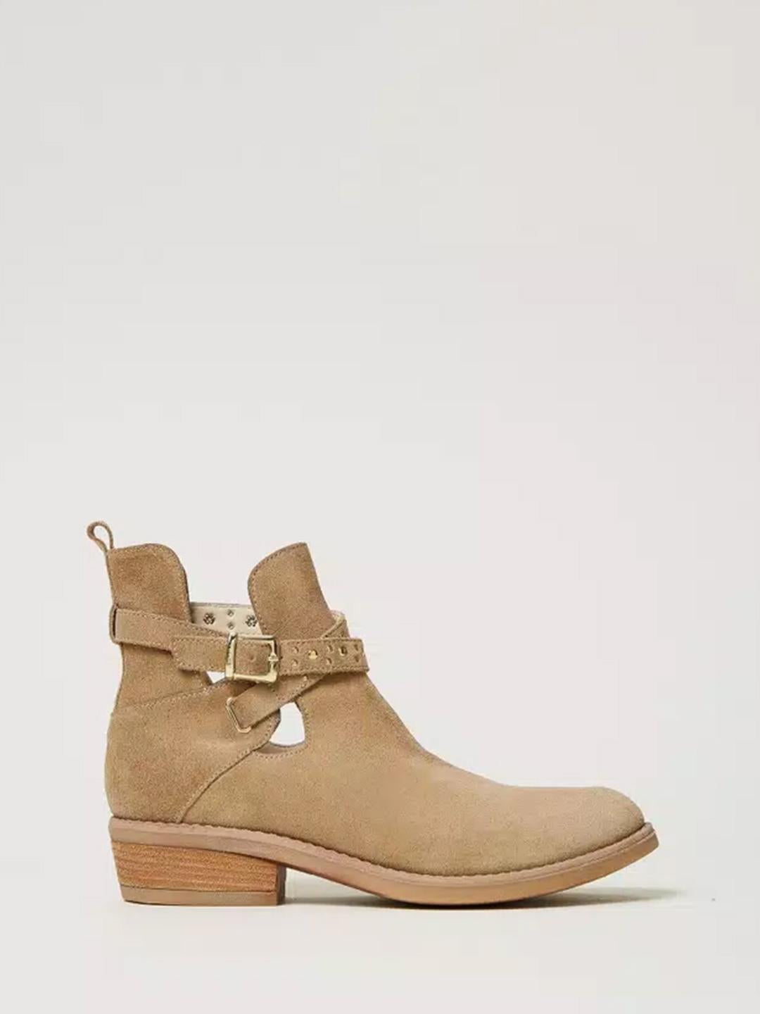 Twinset stivali kids beige camperos J030 BEIGE TWINSET 