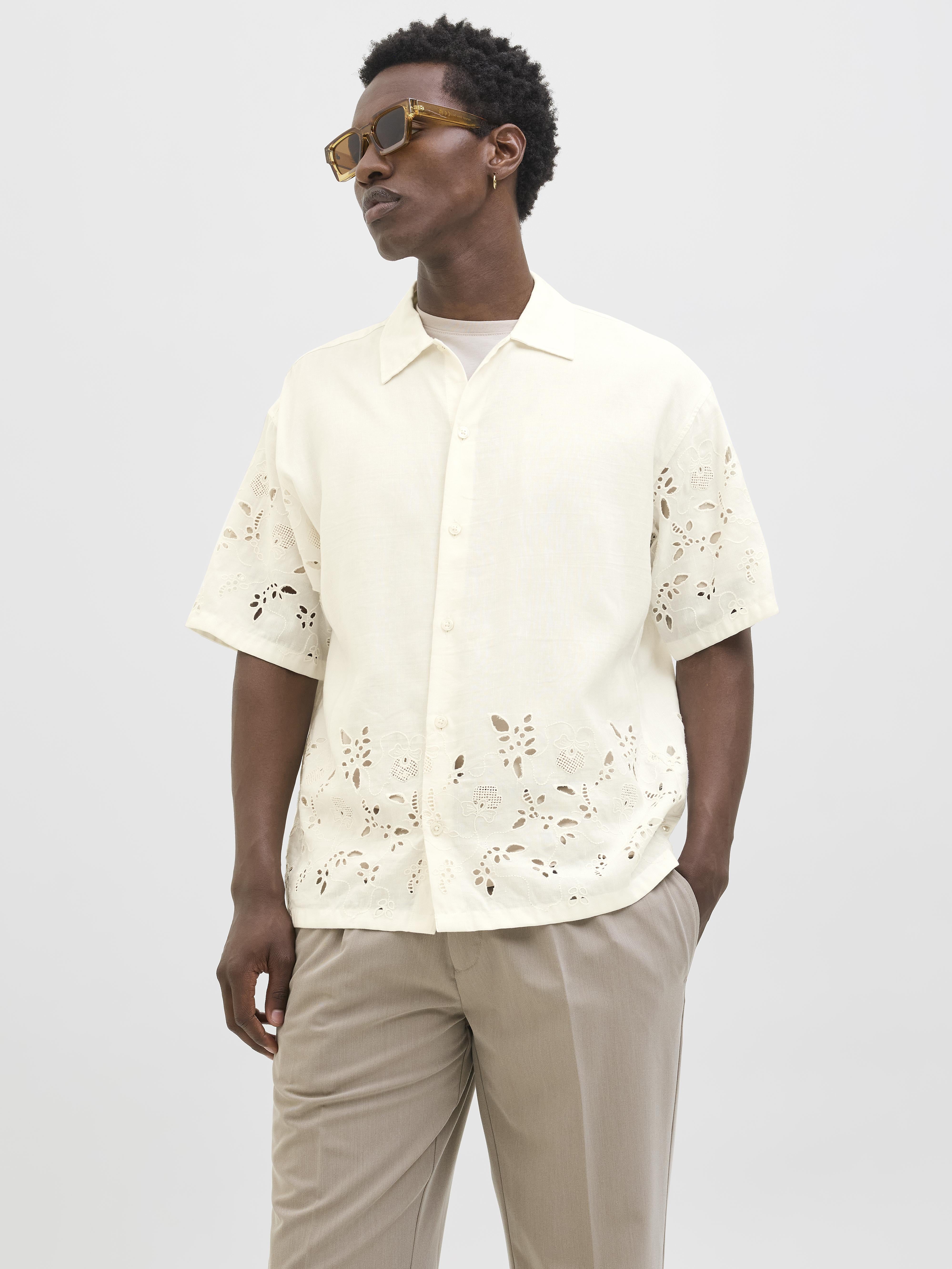 Jack & Jones camicia bianco 12278736 BIANCO JACK & JONES 
