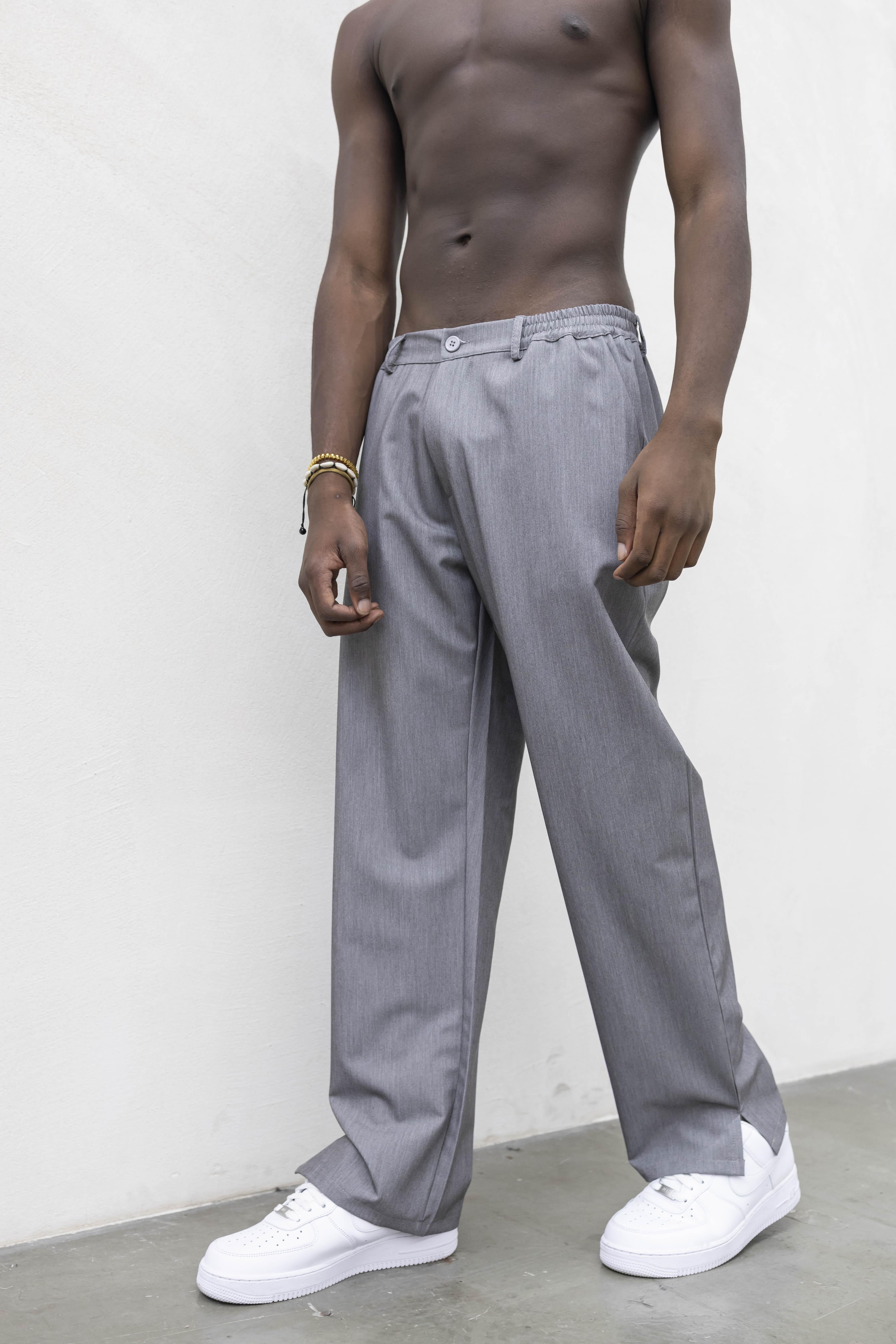 Tokyo pantaloni grigio simply con spacchetti TKO003 GRIGIO TOKYO 